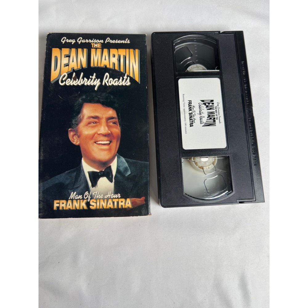 Vintage Guthy-Renker Dean Martin Celebrity Roasts Frank Sinatra VHS Black Good